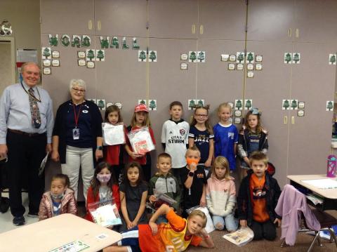 first graders dressed up