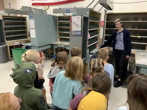 Ms. Webber Class visits the post office