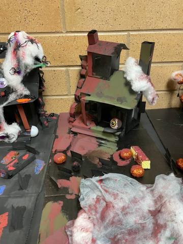 A finished haunted house