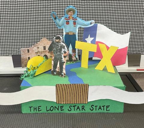 Texas state float